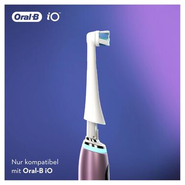 Щітки для чищення Oral-B iO Ultimate для електричної зубної щітки, 4 шт. и, Ultimate Tooth Cleaning з технологією iO, Насадка для зубних щіток Oral-B ука (1 упаковка)