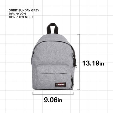 Рюкзак Eastpak ORBIT, Ultra Marine (синій), 33,5 см, 10 л One Size Sunday Grey