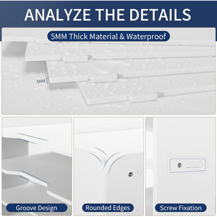 Настільний органайзер, лоток для листів, тримач для документів, лоток для паперу формату A4, для дому, офісу, школи, 7 відділень для зберігання (5 ярусів)
