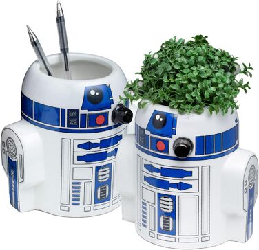 ПРОДУКТ R2D2 Ручка та горщик для рослин, PP9497SW, Багатокольоровий, Звичайний