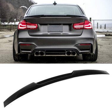 Для заднього спойлера M4 Style Spoiler, Глянцевий спойлер дверей багажника Gloss Black для 3 Series F30/M3 F80 2013-2019