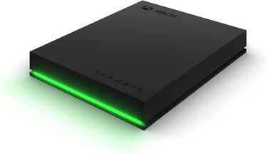 Портативний зовнішній жорсткий диск Seagate Game Drive Xbox 2TB, 2.5 дюйма, USB 3.0, Xbox, чорний, 2 роки служби порятунку, номер моделі STKX2000400