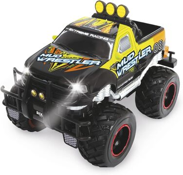 Іграшки - RC Ford F150 Mud Wrestler, машинка на дистанційному управлінні для приміщень і вулиці, 10 км/год, монстр-трак XL, з дистанційним управлінням, для дітей від 6 років і старше Одна, 201119455