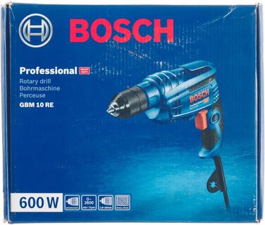 Професійний дриль Bosch GBM 10 RE (у комплекті з швидкозатискним патроном) Solo