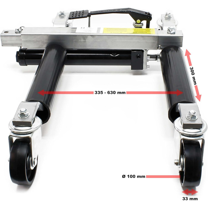 Допомога при маневруванні автомобіля 2 шт. домкрат гідравлічний вантажопідйомністю 680 кг шириною шини до 30 см