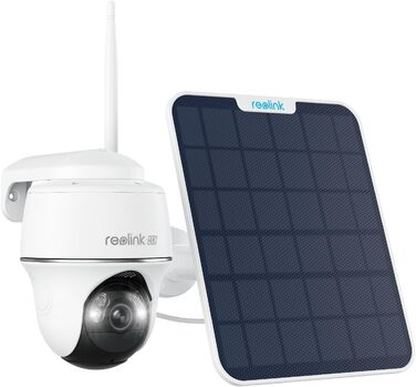 Без щомісячної плати, 4K Solar Surveillance Camera Outdoor Battery, Argus PT Ultra 6W Solar Panel, 2,4 & 5GHz WiFi, Standalone, Solar WLAN Camera Outdoor with 8MP UHD Color Night Vision, AI Detection