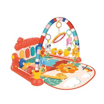 Ігровий килимок Eners Baby Gym Килимок для музичної активності Піаніно Baby Play Gym Час животика М'який килимок для малюків новонароджених малюків (гриби червоні)