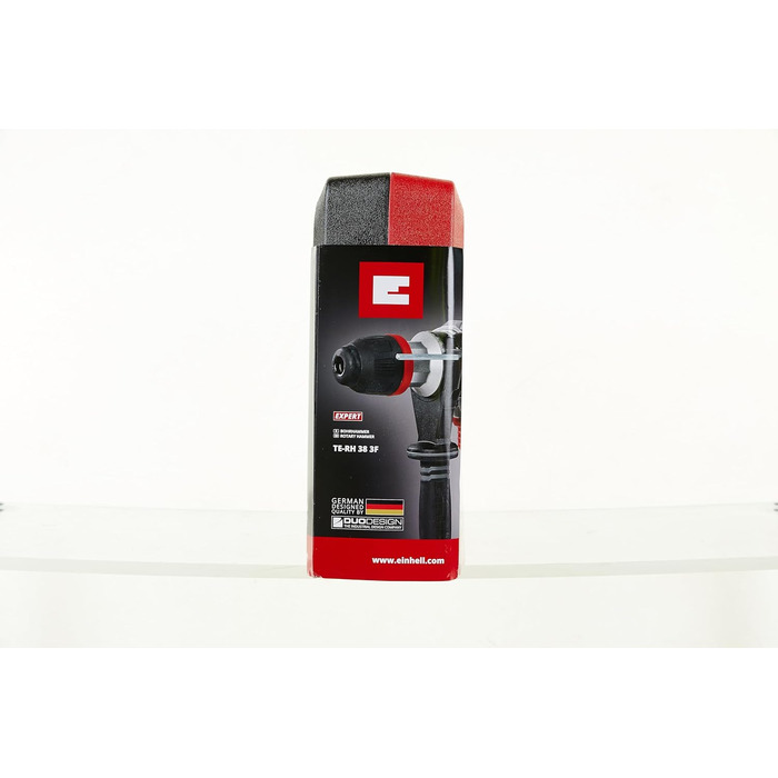 Перфоратор Einhell TE-RH 38 3F (1050 Вт, сила удару 9 Дж, патрон SDS-Max, обмежувач глибини свердління металу, свердління 38 мм в бетоні, вкл. кейс) без аксесуарів