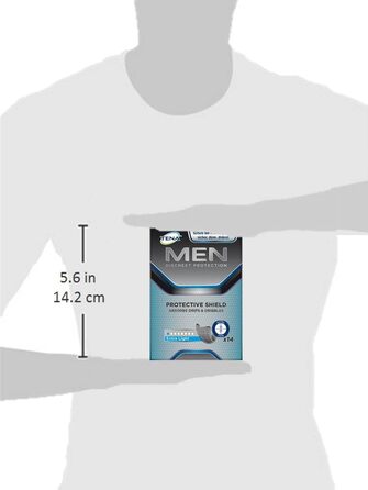 Вкладиші TENA For Men Level 1 - 4 упаковки / 4 x 24 96 шт. (14 шт. (3 упаковки))