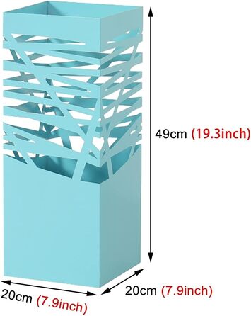 Тримач для парасольок RAABYU, зберігання парасольок, синій, підставка для парасольок для палиць, парасольки, маленькі підставки для парасольок для вхідної зони, фермерський будинок, міцний