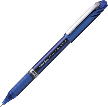 Рідкий гель-ролик Pentel BLN25-CX Energel Plus, кінчик голки 0,25 мм хід, 12 шт. , синій