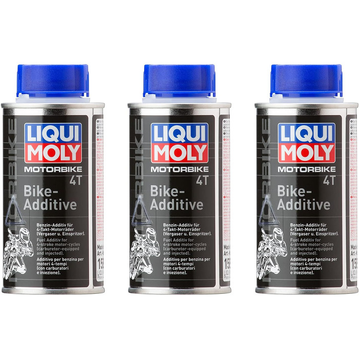 Оригінальна Liqui Moly 125 мл Добавки для мотоцикла 4T Мотоциклетна добавка 1581, 3 шт.