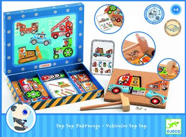 Djeco - Tap Tap Set Vehicles, Djeco - Tap Tap Set Vehicles