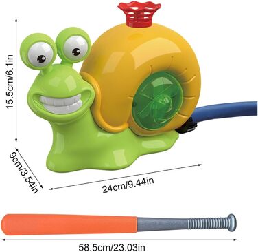 Іграшка-розпилювач з гелікоптером водна іграшка для літніх ігор, бейсбольна іграшка з розбризкувачем води, портативна, весела та ударостійка, басейни та іграшки