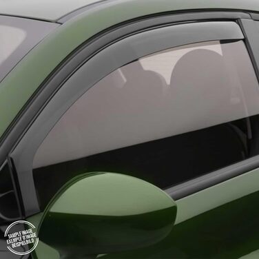 Дефлектор вітру Rain Deflector сумісний з Hyundai i30 2007-2012 Темний акрил 2 шт.