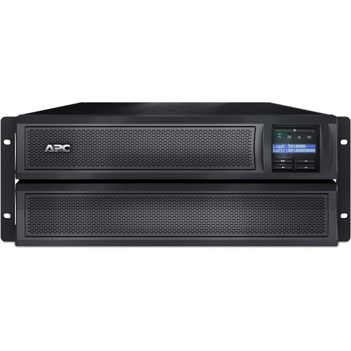 Джерело живлення APC SMX3000HV Smart-UPS X 3000 ВА 4U (РК-дисплей, 200240 В, 2700 Вт, 230 В, 5 THD, SmartSlot)