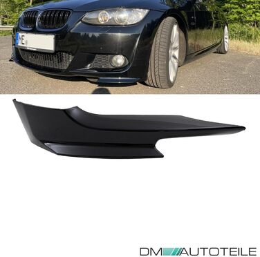 Сумісний з BMW 3 Series E92 E93 Рік 06-10 з M-Package, 15016 Pre-Facelift Kit Flaps Splitter Lip Black Gloss