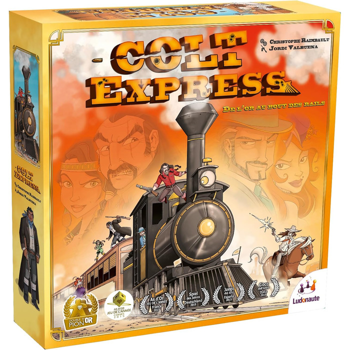 Настільні ігри Ludonaute LUCOEX01FR - Colt Express, різнокольорові, L