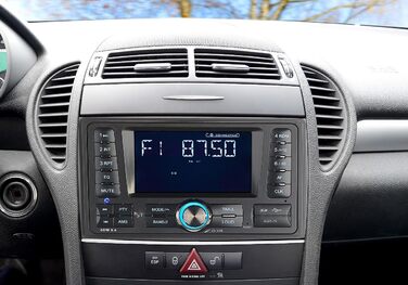 Автомагнітоли Creasono 2 DIN 2-DIN MP3 автомагнітола CAS-4380.bt з RDS, Bluetooth (повернення при доставці) (автомагнітола BT, автомагнітола з гучним зв'язком, автомобільні системи гучного зв'язку)