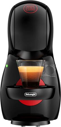 Капсульна машина De'Longhi Nescaf Dolce Gusto Piccolo XS EDG 210.B (для гарячих і холодних напоїв, тиск насоса 15 бар, ручне дозування води) чорний Чорний Одинарний