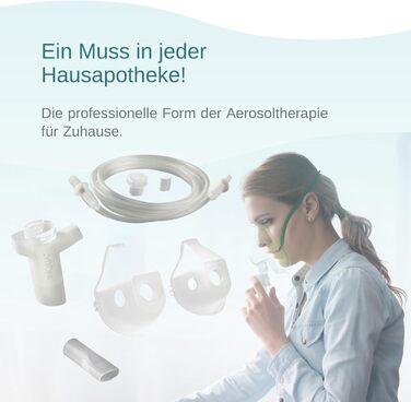Набір небулайзерів INQUA для інгаляційних пристроїв, небулайзер з мундштуком, з'єднувальна трубка, доросла маска, дитяча маска, повітряний фільтр з інструментом для видалення, аксесуари для інгалятора