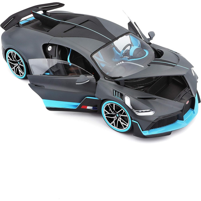 Модель автомобіля Bauer Spielwaren 18-11045BK Bugatti Divo в масштабі 118, сірий