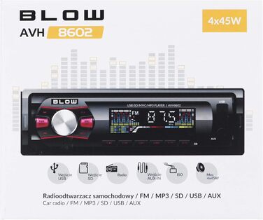 Автомагнітола BLOW AVH-8602 MP3/USB/SD/MMC