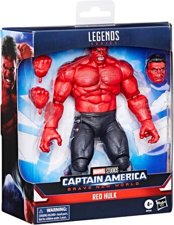 Фігурка червоного Халка з серії Marvel Legends (масштаб 15 см) до фільму Капітан Америка Прекрасний новий світ