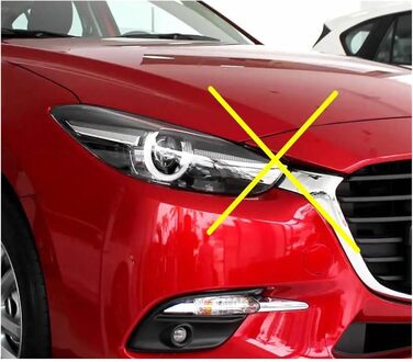 Автомобільний чохол для фар Mazda 3 Axela 2017 2018 2019 Автомобільна галогенна фара Абажур лампи Передня кришка фари Лінза для галогенного світла Прозора скляна кришка фари