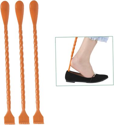 В 1 Аксесуари для подорожей Shoehorn Аксесуари для подорожей Shoehorn Shoehorn Аксесуари для подорожей Інструмент Shoehorn Back Scratcher Гарбузовий тип Труба Вагітна жінка, 6 шт., 2