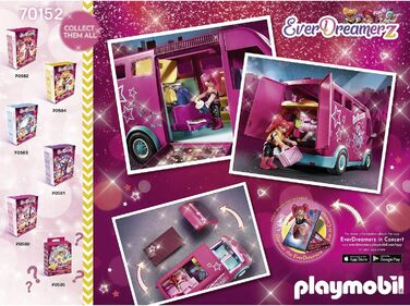 Туристичний автобус PLAYMOBIL-EverDreamerz 70152 - Музичний світ, від 5 років