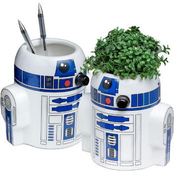 ПРОДУКТ R2D2 Ручка та горщик для рослин, PP9497SW, Багатокольоровий, Звичайний