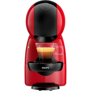 Кавова капсульна машина Krups KP1A35 Nescaf Dolce Gusto Piccolo XS 15 бар ультракомпактний Еспресо високого тиску Понад 30 кавових творінь Автоматичне вимкнення Червоний/Чорний Червоний і чорний