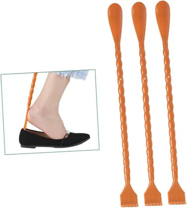 В 1 Аксесуари для подорожей Shoehorn Аксесуари для подорожей Shoehorn Shoehorn Аксесуари для подорожей Інструмент Shoehorn Back Scratcher Гарбузовий тип Труба Вагітна жінка, 6 шт., 2