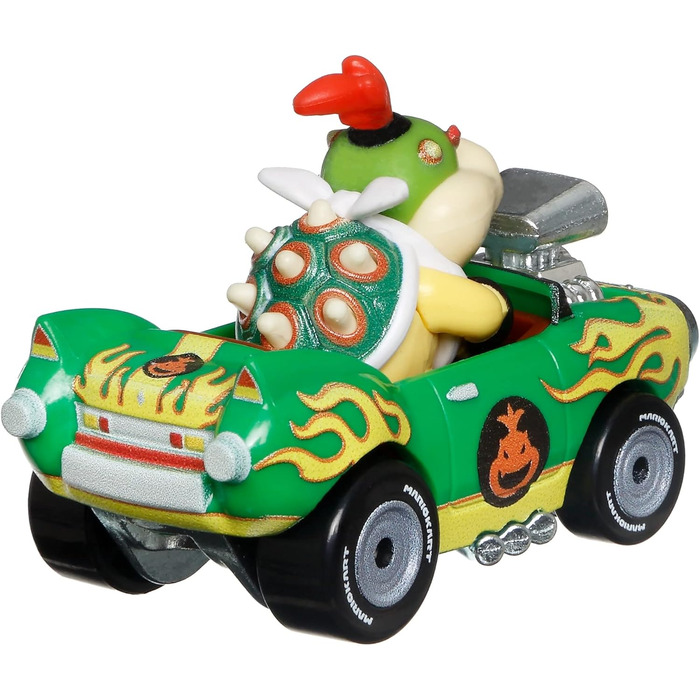 Модель Hot Wheels DieCast KART від BOWSER JR. FLAME FLYER версія Super Mario Kart, масштаб 164-5 см