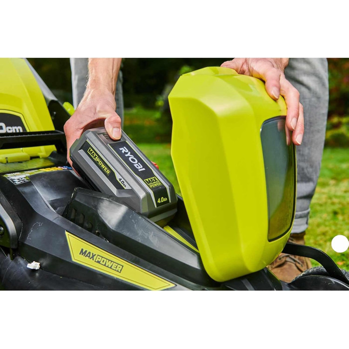 Акумуляторна газонокосарка Ryobi 36 V MAX Power RY36LM40A-150, 5,0 Ач та зарядний пристрій, 40 см