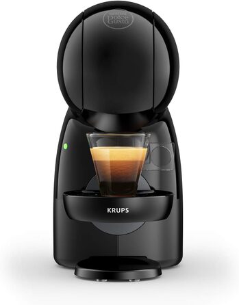 Кавоварка для еспресо та інших напоїв NESCAF Dolce Gusto Piccolo XS KP1A, ручна, 0,8 л, білий/чорний чорний, кнопка чорна одинарна