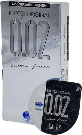 Презервативи Protex Original 0.02 Ultime Finesse 6 без латексу