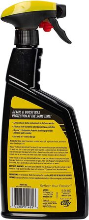 Швидкий очищувач фарби Meguiar G201024EU Ultimate Quik Detailer, 709 мл