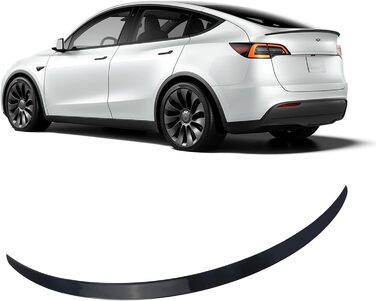 Підходить для Tesla Model Y Спойлер Оригінальний задній спойлер Крило Блиск для губ Чорний для 2020 2021 2022 року Аксесуари Tesla Model Y Глянцевий чорний