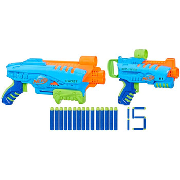 Стартовий набір, 2 бластери Easy-Play, 15 дротиків Nerf Elite, іграшка для дітей віком від 6 років і старше Маленький