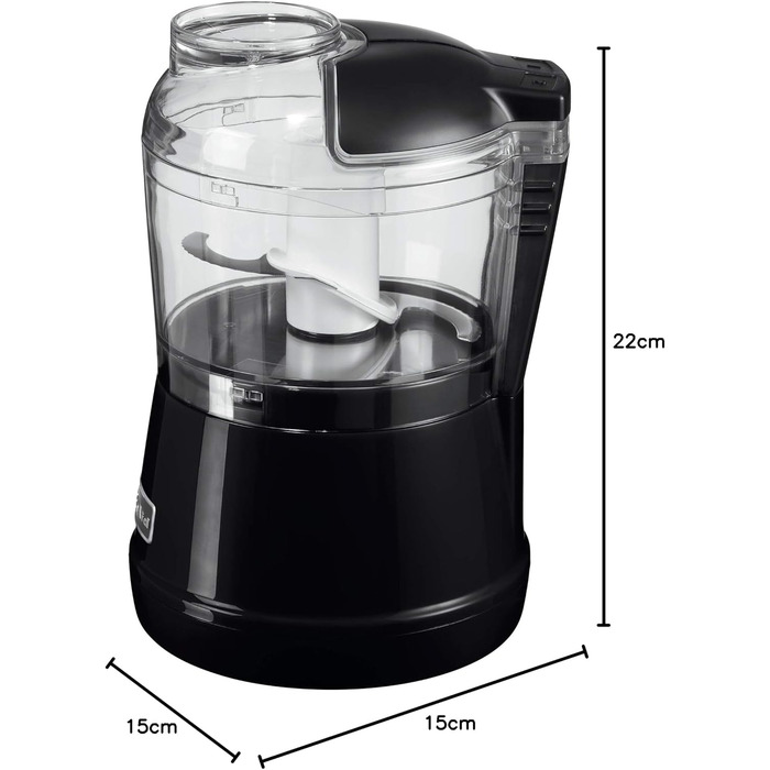 Подрібнювач KitchenAid 5KFC3515EOB, чорний