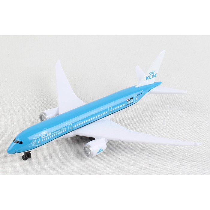 Одномісний літак KLM Boeing 787, дрібний масштаб, модель літака, колекційна, ігрова, іграшкова, мініатюрна модель із пластику - для дітей віком від 3 років і старше