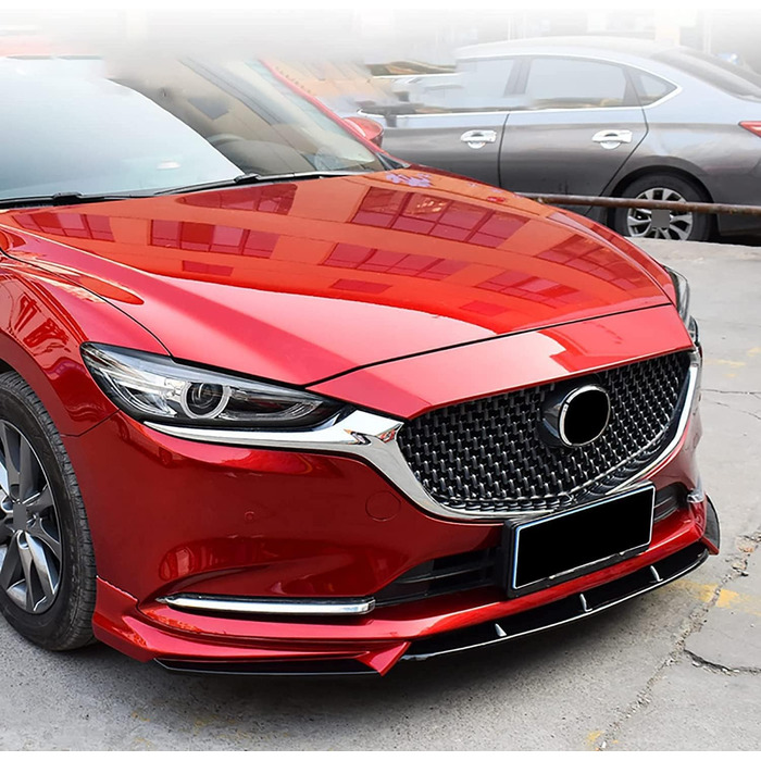 Автомобільний спойлер ABS передньої губи, для Mazda 6 2020 2021 Передній фартух Lip Автомобільний передній губний сепаратор Насадки для кузова автомобіля