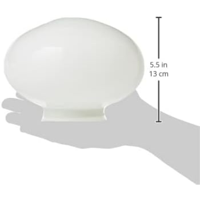 Абажур Westinghouse Lighting 8705140 6,8 см з матового скла, грибоподібна форма, білий, 17,4 x 17,4 x 12,5 см 17,4 x 17,4 x 12,5 см Білий