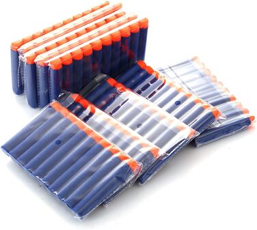 Куля для дротика з пінопласту для бластерів Nerf N-Streik Elite Series Kid Nerf Toy Gun Refill Blue, 100 Dart 7.2