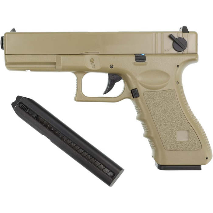 Дж кал. 6мм в комплекті з патчем OpTacs, 18 Softair Airsoft Pistol CM030 AEP TAN 0,5