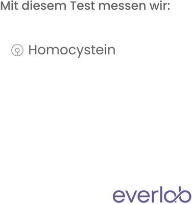 Тест на гомоцистеїн EVERLAB - перевірте рівень гомоцистеїну швидко та легко Рання діагностика серцево-судинних захворювань Самотест для домашнього використання