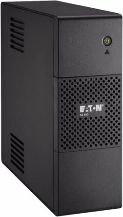 ДБЖ Eaton 5S 550 IEC - Джерело безперебійного живлення - 5S550iBS - 550 ВА (4 виходи IEC-C13 10 А, програмне забезпечення для вимкнення, сумісність з Великобританією, кабель BS в комплекті) 550 ВА / з кабелем IEC/BS в комплекті