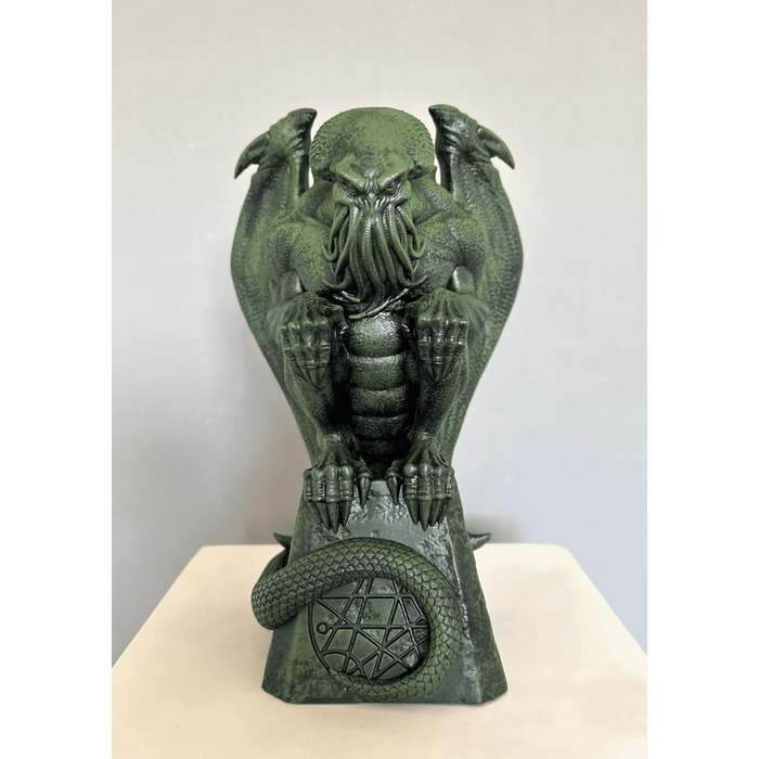 Статуетка Ктулху 27 см Cthulhu Rising Marble Sculpture Hp Lovecraft Bust Statue Cthulhu Idol